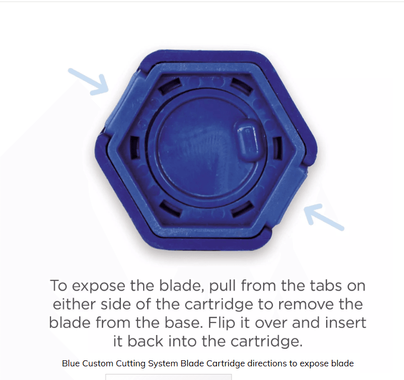 Custom Cutting System Blue Blade Cartridge - Creative Memories - Image 3