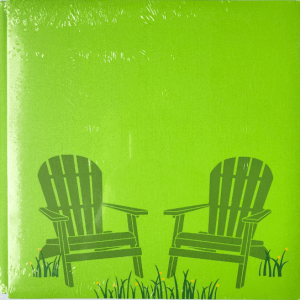 12 x 12 Foiled Lime Green Sunrays for Days Album Cover
