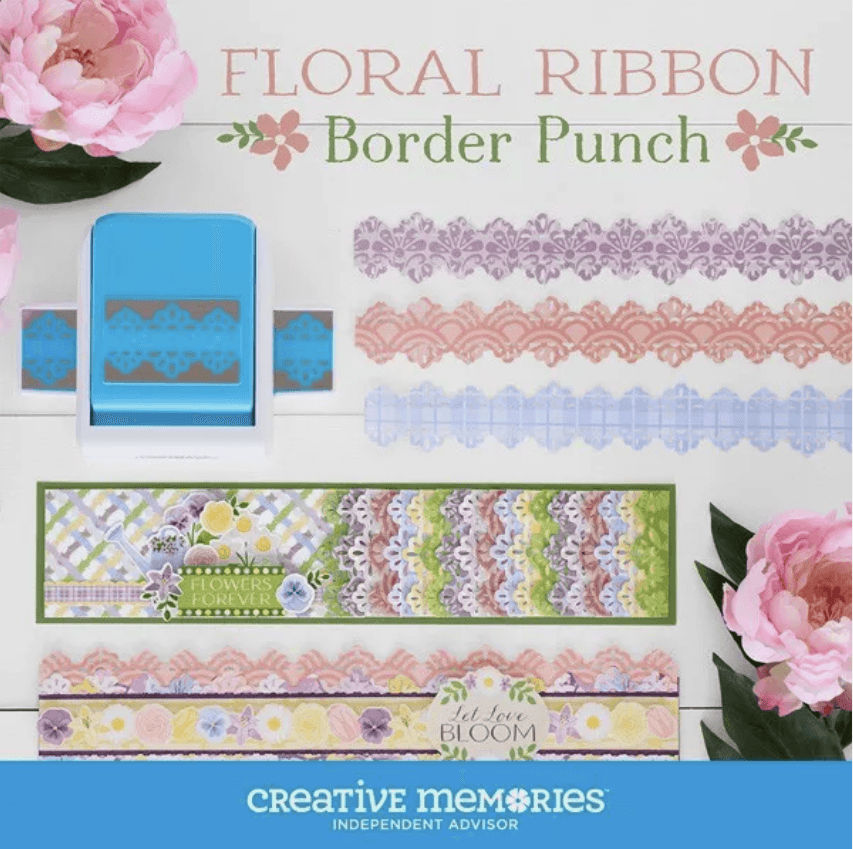 Floral Ribbon Border Punch - The Scraptivist