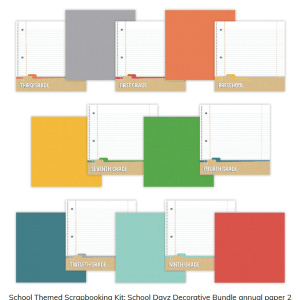 School Dayz Annual Paper Pack (12/pk)