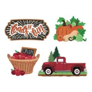 Croptoberfest 2024 Layered Embellishments (4/pk)