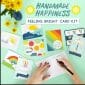 The Feeling Bright Card Kit is handmade happiness showing six completed cards