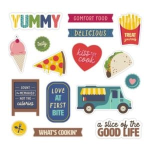 Food Truck Fun Embellishment Pack (16/pk)