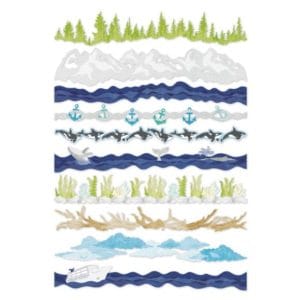 Seas, Please! Laser Cut Borders