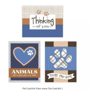Paw-Some Trio Card Kit - Creative Memories