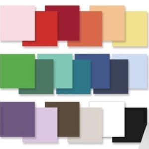 Rainbow Edges Cardstock Sampler Pack (19/pk)