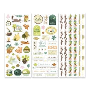 Set Up Camp Stickers (3/pk)