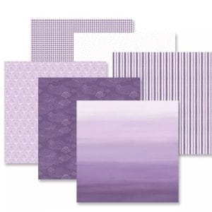 Welcome Baby Purple Paper Pack (6/pk)