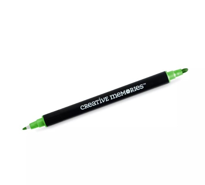 Spring Green Dual-Tip Pen - Image 2