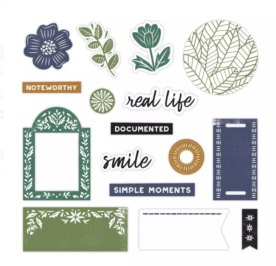 Welcoming Woodblock Prints Embellishments