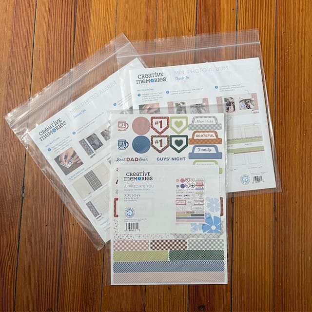 Mother's and Father's Day Paper Album Bundle with Stickers