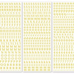 Yellow Classic Mini ABC/123 Stickers